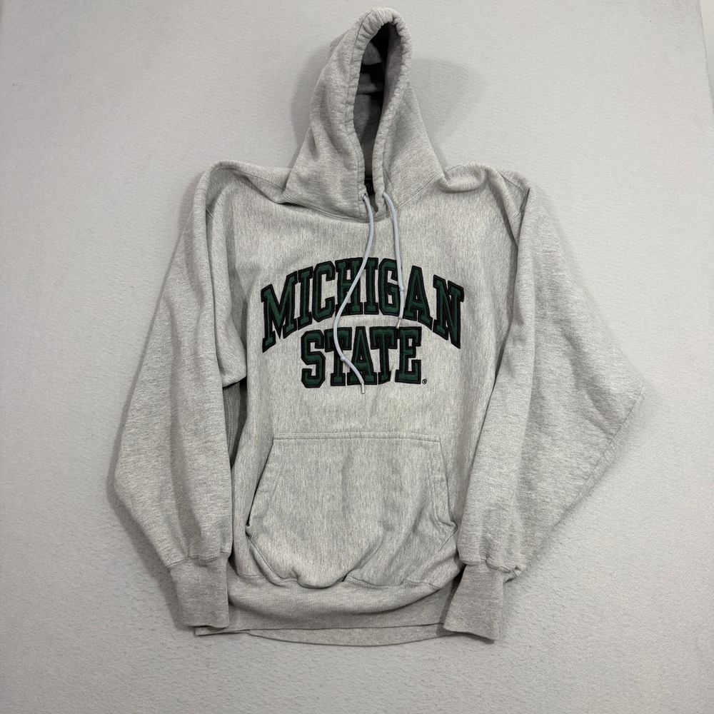 Vintage Steve & Barry's Michigan State Spartans Men's XL Gray Sweatshirt MSU y2k